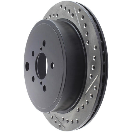 StopTech Slotted & Drilled Sport Brake Rotor - Saikospeed