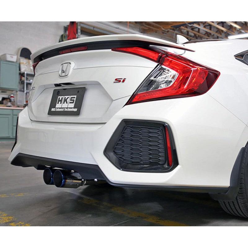 HKS 17+ Honda Civic Si Sedan (FC) Hi-Power Muffler Exhaust - Saikospeed