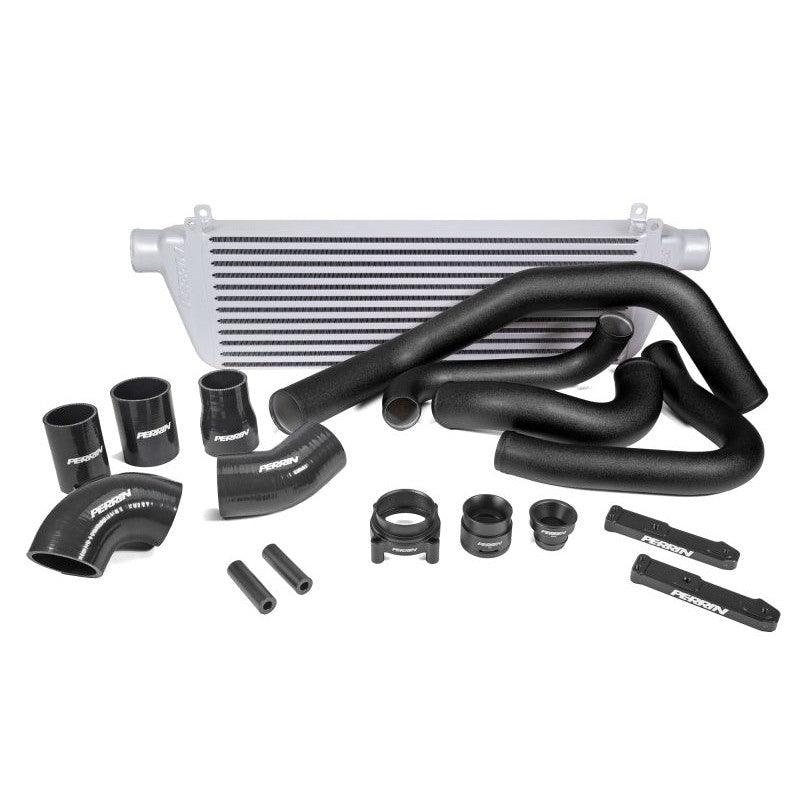 Perrin 22-23 Subaru WRX Front Mount Intercooler Kit (Black Tubes & Silver Core) - Saikospeed