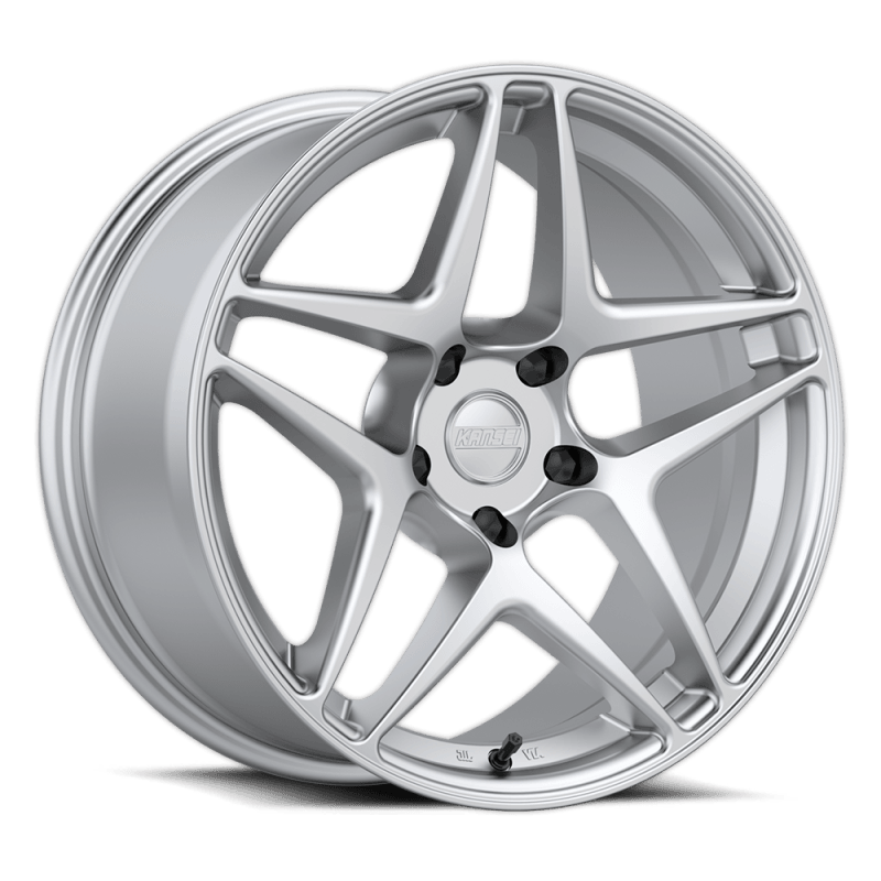 Kansei K15H Astro 18x9.5in / 5x114.3 BP / 22mm Offset / 73.1mm Bore - Hyper Silver Wheel - Saikospeed