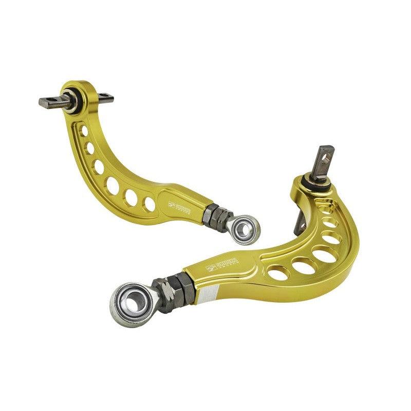 Skunk2 Pro Series 06-09 Honda Civic Gold Anodized Adjustable Rear Camber Kits - Saikospeed