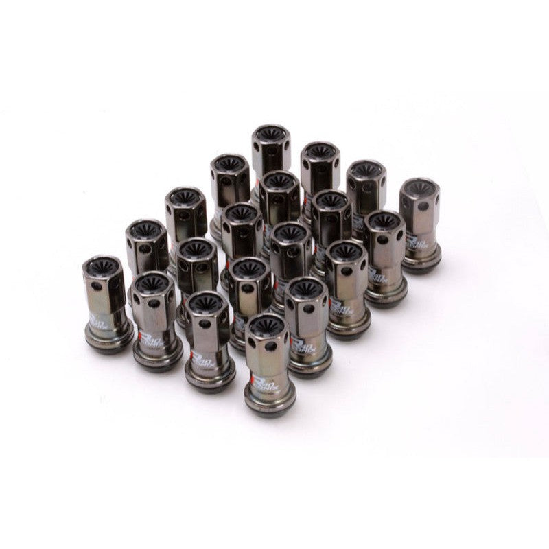 Project Kics 12X1.50 R40 Iconix Classical Lug Nuts w/ Black Plastic Cap - 20 - No Locks