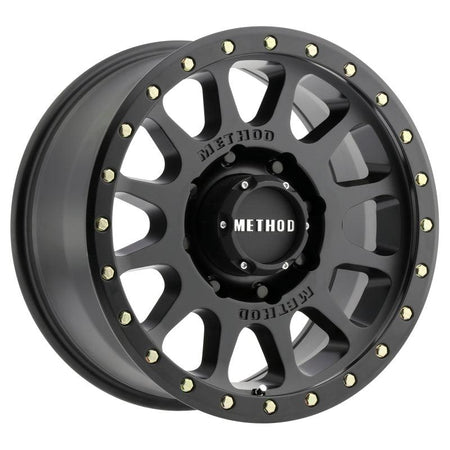 Method MR305 NV HD 18x9 +18mm Offset 8x6.5 130.81mm CB Matte Black Wheel - Saikospeed