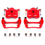 Power Stop 13-15 Acura ILX Front Red Calipers w/Brackets - Pair - Saikospeed