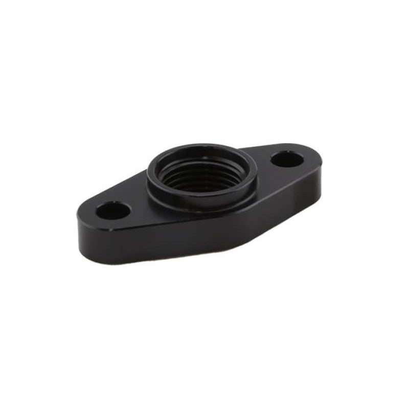 Turbosmart Billet Turbo Drain Adapter w/ Silicon O-Ring 52mm Mounting Holes - T3/T4 Style Fit