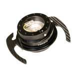 NRG Quick Release Kit Gen 4.0 - Black Body / Black Ring w/ CF Handles