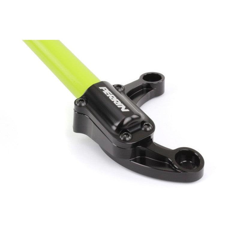 Perrin 02-07 Subaru Impreza (WRX/STi/RS/2.5i) / 04-08 Forester Front Strut Brace - Neon Yellow - Saikospeed