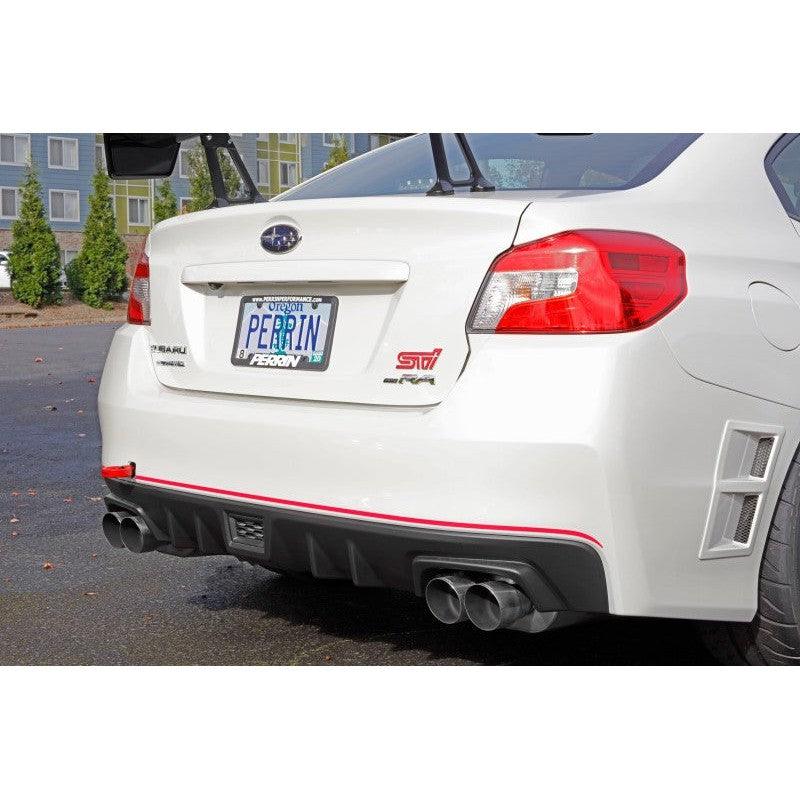 Perrin 15-19 Subaru WRX/STI Tow Hook Kit (Rear) - Red - Saikospeed