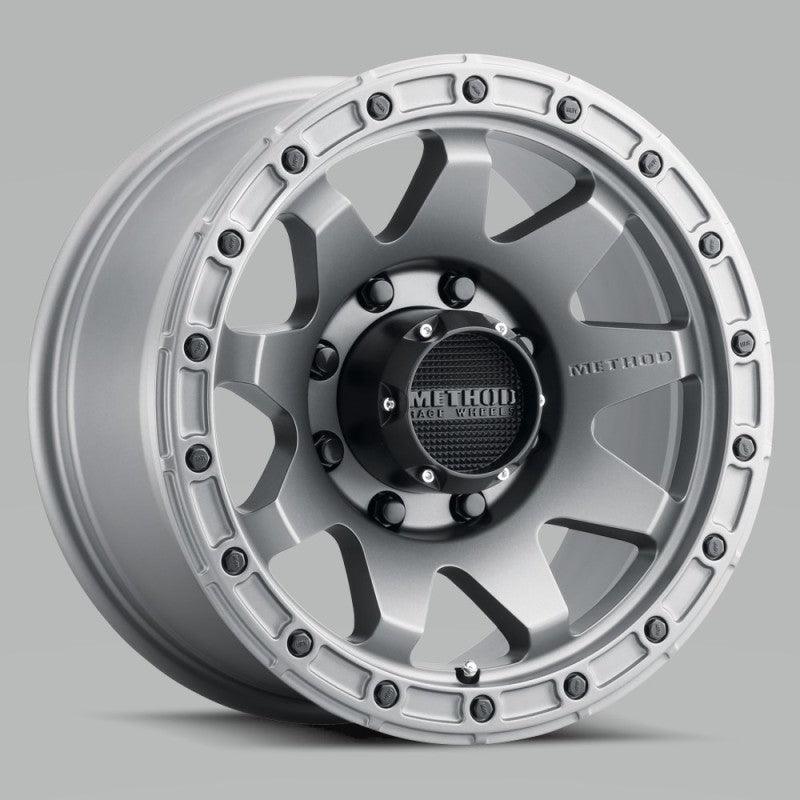 Method MR317 20x9 +18mm Offset 8x180 130.81mm CB Matte Titanium Wheel - Saikospeed