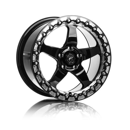 Forgestar D5 Beadlock 17x10 / 5x115 BP / ET30 / 6.6in BS Gloss Black Wheel - Saikospeed