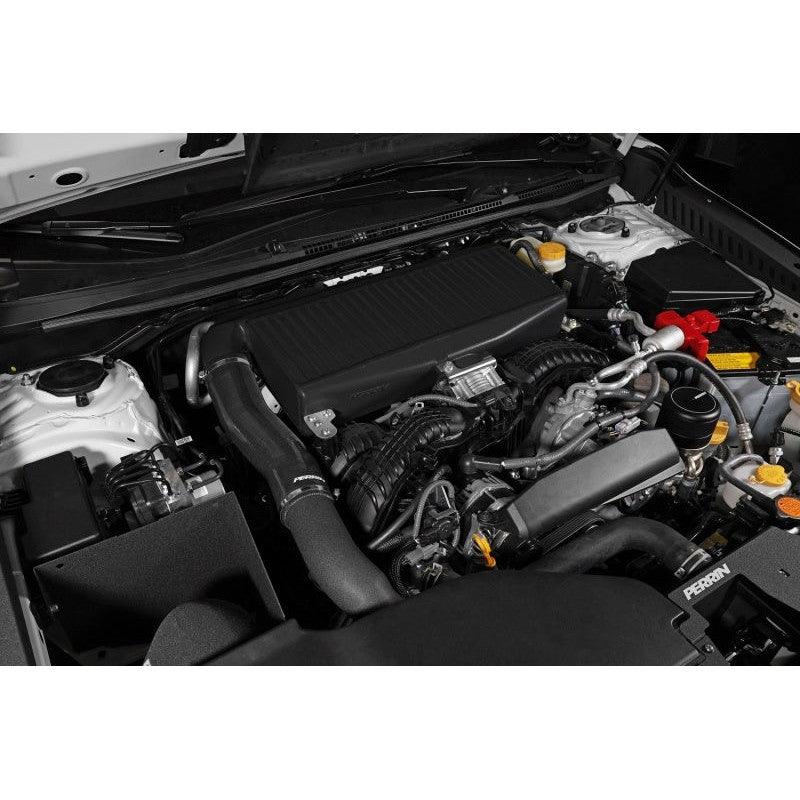 Perrin 22-23 Subaru WRX Top Mount Intercooler (TMIC) - Black - Saikospeed
