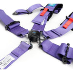 NRG SFI 16.1 5Pt 3 Inch Seat Belt Harness with Pads / Cam Lock - Purple - Saikospeed