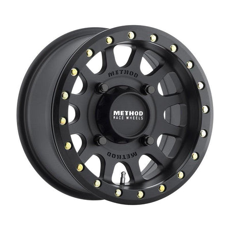 Method MR401 UTV Beadlock 14x7 / 5+2/38mm Offset / 4x156 / 132mm CB Matte Black Wheel - Saikospeed