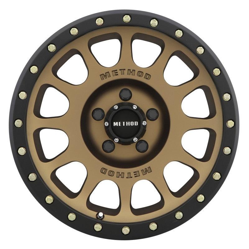 Method MR305 NV 18x9 0mm Offset 5x150 116.5mm CB Method Bronze/Black Street Loc Wheel - Saikospeed