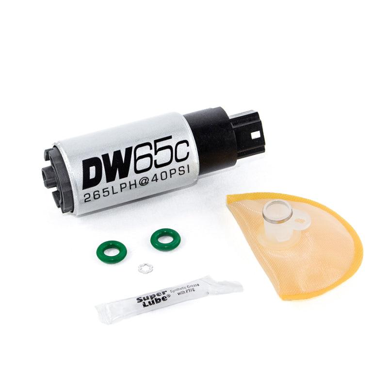 DeatschWerks 265 LPH Compact In-Tank Fuel Pump w/ 06-13 Civic Set Up Kit - Saikospeed