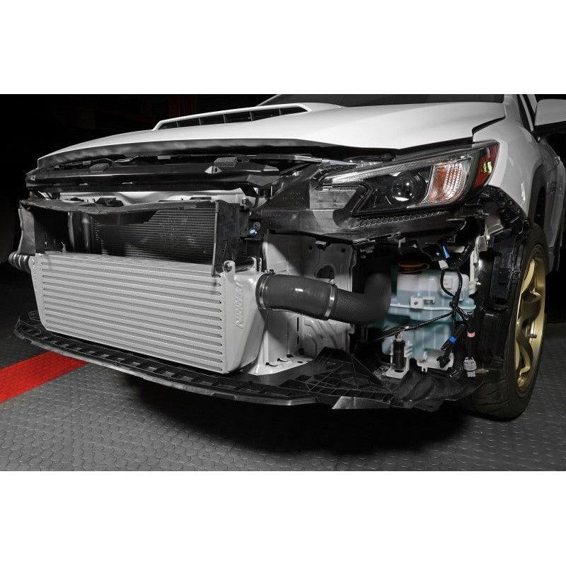 Perrin 22-23 Subaru WRX Front Mount Intercooler Kit (Black Tubes & Silver Core) - Saikospeed