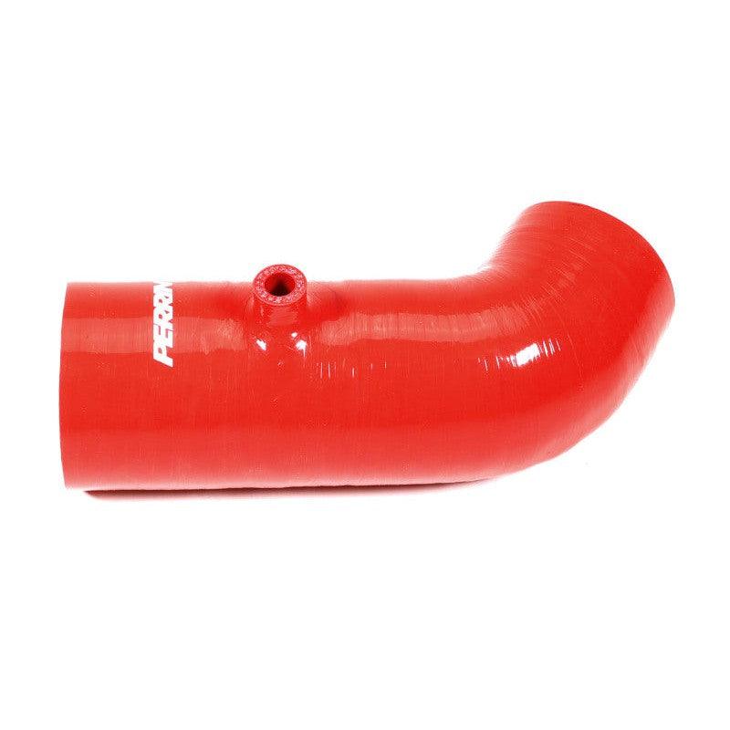 Perrin 22-23 Subaru BRZ/Toyota GR86 Silicone Inlet Hose (3in. ID / SS Wire) - Red - Saikospeed