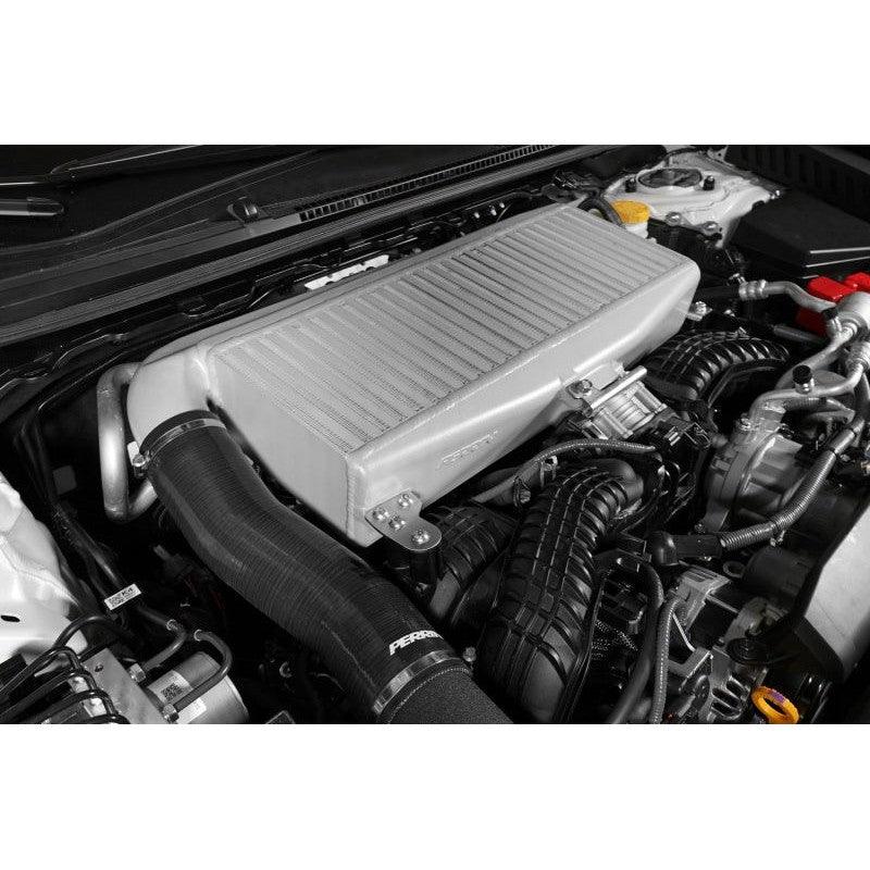 Perrin 22-23 Subaru WRX Top Mount Intercooler (TMIC) - Silver - Saikospeed