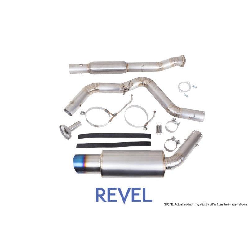 Revel 15-21 WRX/STi 11-14 WRX STi 08-14 WRX Ultra Ti Titanium Single Exit Catback Exhaust - Saikospeed