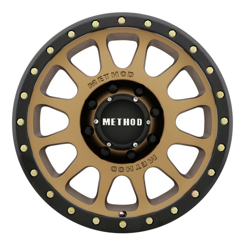 Method MR305 NV 17x8.5 0mm Offset 8x6.5 130.81mm CB Method Bronze/Black Street Loc Wheel - Saikospeed