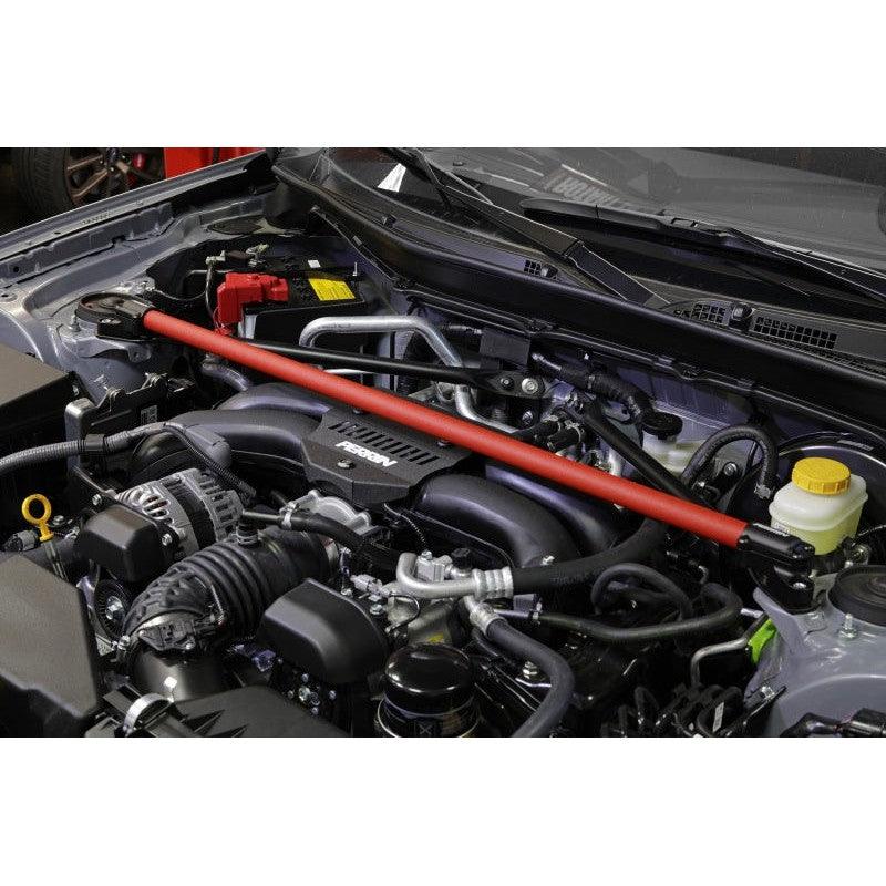 Perrin 2013+ BRZ/FR-S/86/GR86 Strut Brace - Red Wrinkle - Saikospeed