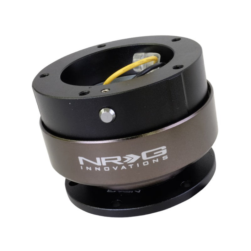 NRG Quick Release Kit Gen 2.5 - Black / Black Ring (6 Hole Base 5 Hole Top)