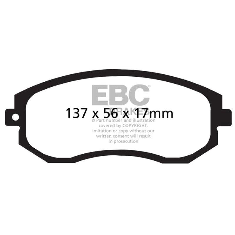 EBC 2012+ Subaru BRZ/FRS/86 2.0L Bluestuff Rear Brake Pads - Saikospeed