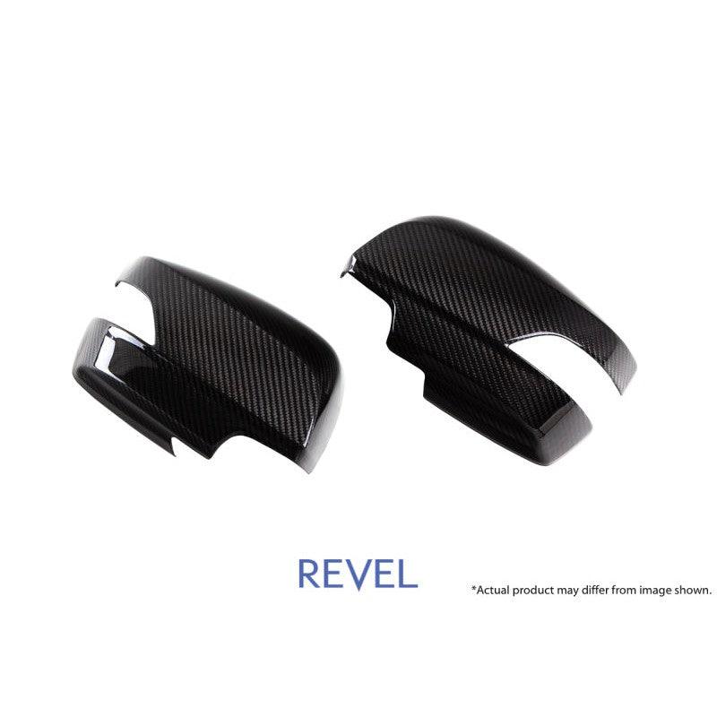 Revel GT Dry Carbon Mirror Covers (Left & Right) 15-18 Subaru WRX/STI - 2 Pieces - Saikospeed