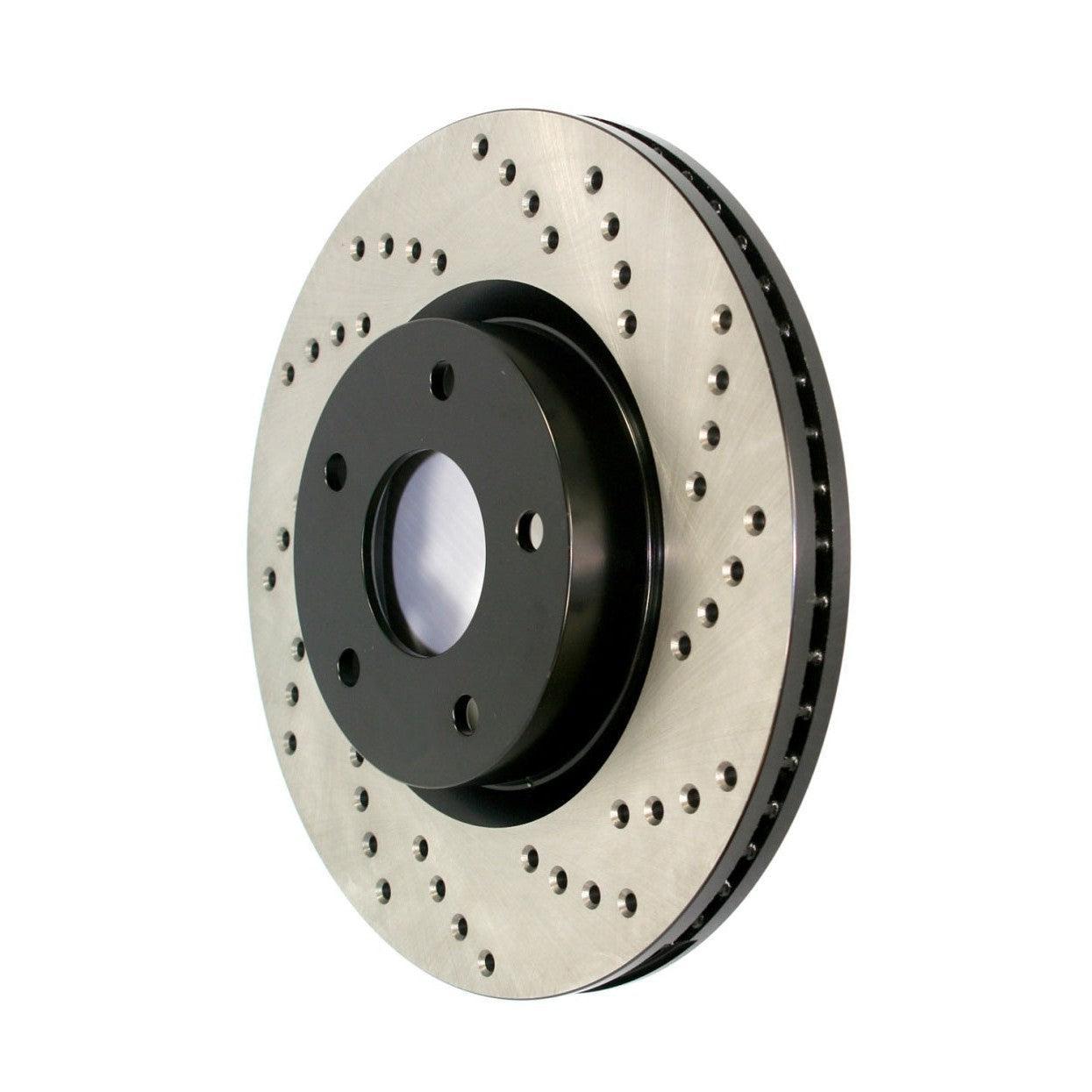 StopTech 2018 Honda Civic Type R Cross Drilled Right Rear Rotor - Saikospeed