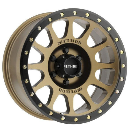 Method MR305 NV 18x9 0mm Offset 6x5.5 108mm CB Method Bronze/Black Street Loc Wheel - Saikospeed