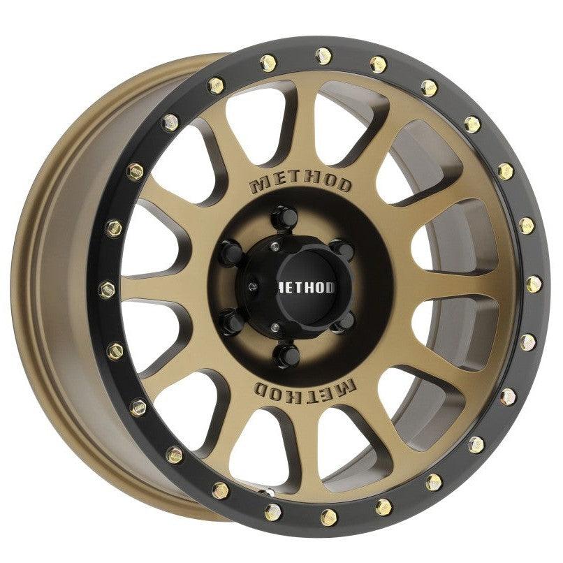 Method MR305 NV 18x9 0mm Offset 6x5.5 108mm CB Method Bronze/Black Street Loc Wheel - Saikospeed