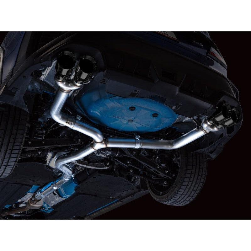 AWE Tuning 2022+ VB Subaru WRX Track Edition Exhaust - Diamond Black Tips - Saikospeed
