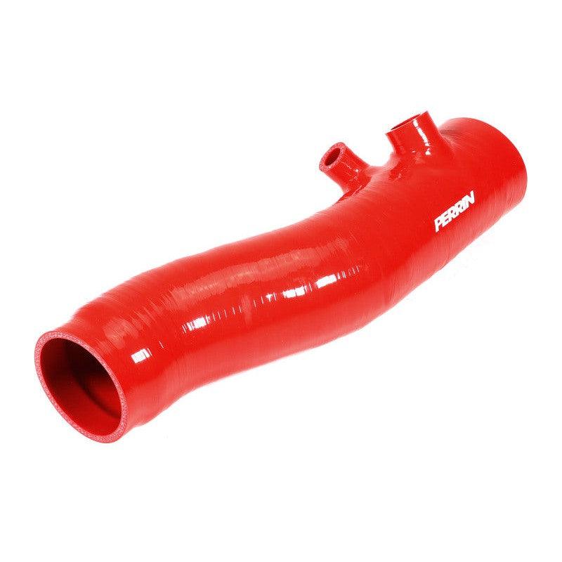 Perrin 2022+ Subaru WRX Red 3in Turbo Inlet Hose w/ Nozzle - Saikospeed