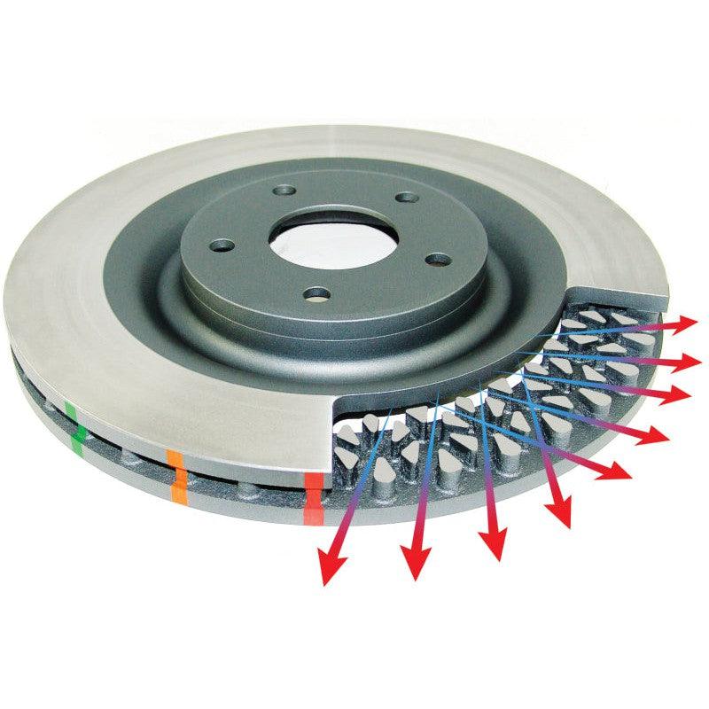 DBA 90-01 Integra / 93-05 Civic Front Slotted 4000 Series Rotor (4-Lug ONLY) - Saikospeed