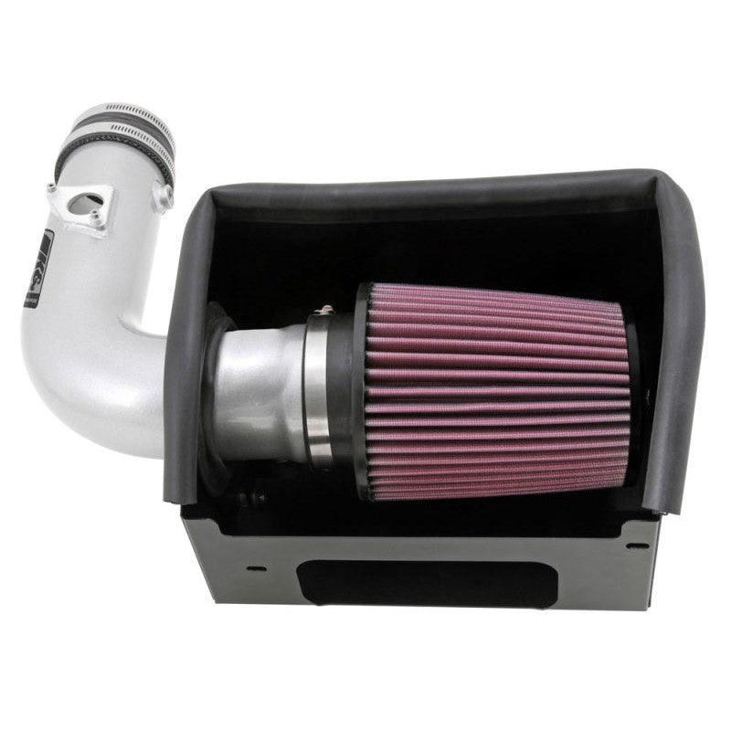 K&N 13 Subaru BRZ 2.0L / 13 Scion FR-S 2.0L Silver 69 Series Typhoon Intake - Saikospeed