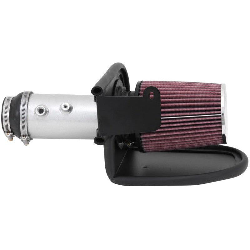 K&N 13-14 Honda Accord 3.5L V6 69 Series Typhoon Air Intake System - Silver Cold Air Intake Kit - Saikospeed