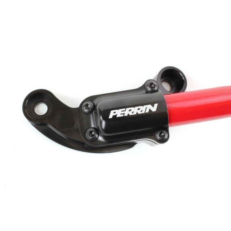 Perrin Honda Civic Type R / Si Front Strut Brace - Glossy Red w/ Black Feet - Saikospeed