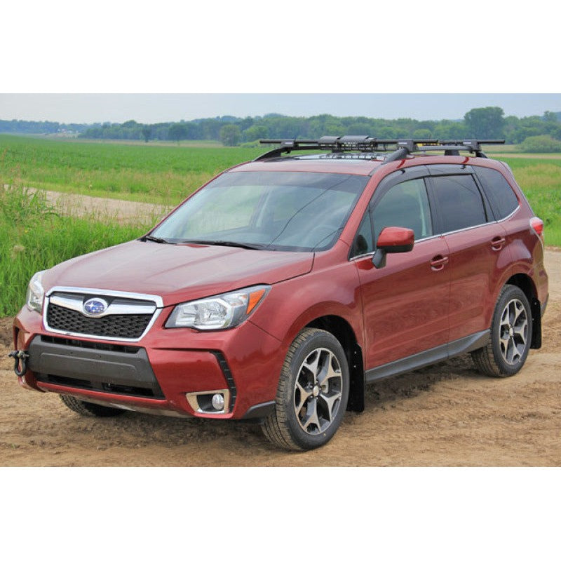 Rally Armor 14-18 Fits Subaru Forester Black Mud Flap w/Grey Logo