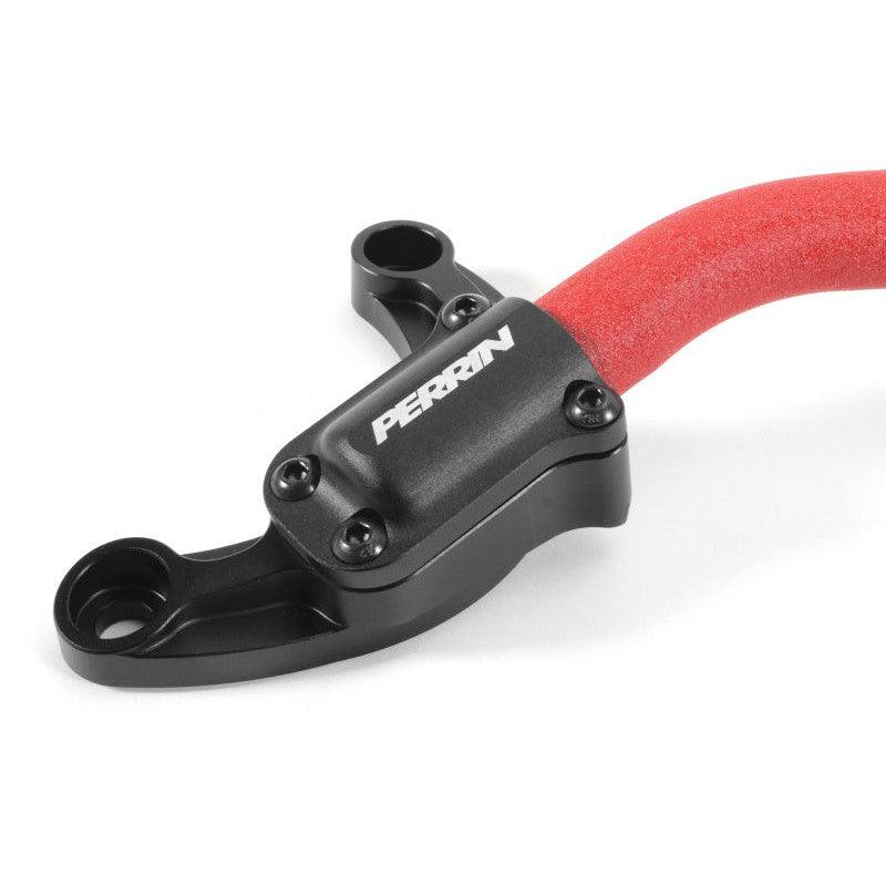Perrin 2022 Subaru WRX Strut Brace w/ Billet Feet - Red - Saikospeed