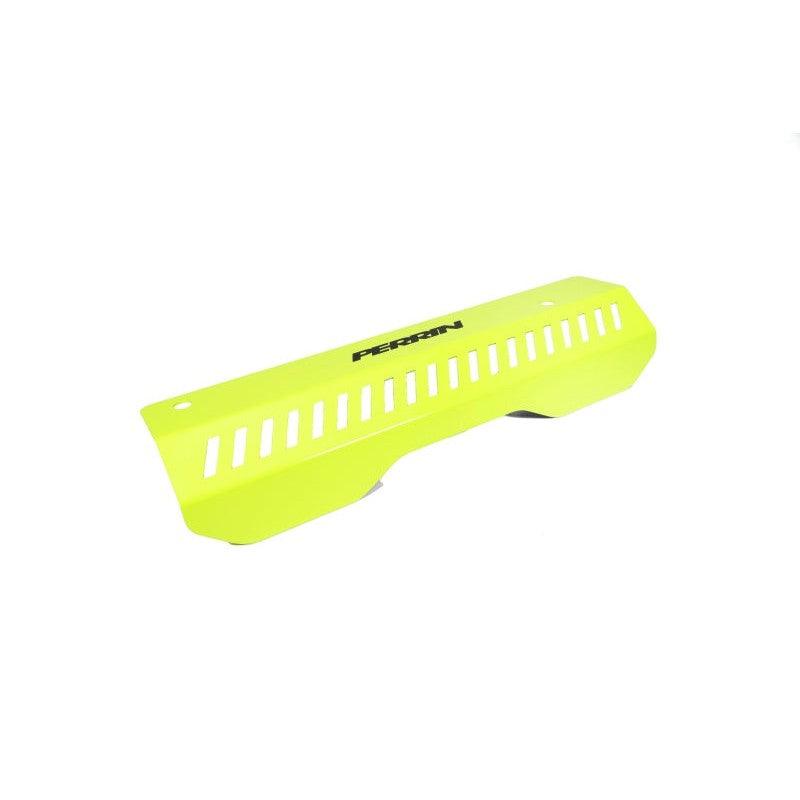 Perrin 22-23 Subaru WRX Pulley Cover (Short Version - Works w/AOS System) - Neon Yellow - Saikospeed