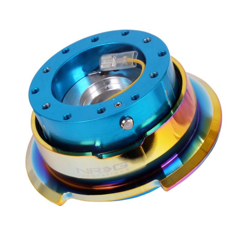 NRG Quick Release Gen 2.8 - New Blue Body / Neochrome Ring