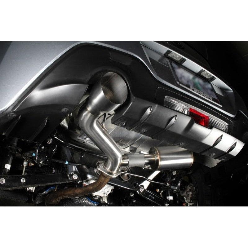 Perrin 2022 BRZ/GR86 Axle Back Exhaust SS (Single Side Exit w/Helmholtz Chamber) - Saikospeed