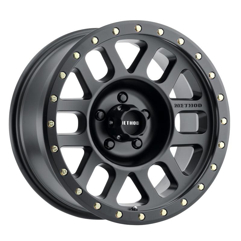 Method MR309 Grid 17x8.5 0mm Offset 5x5 94mm CB Matte Black Wheel - Saikospeed