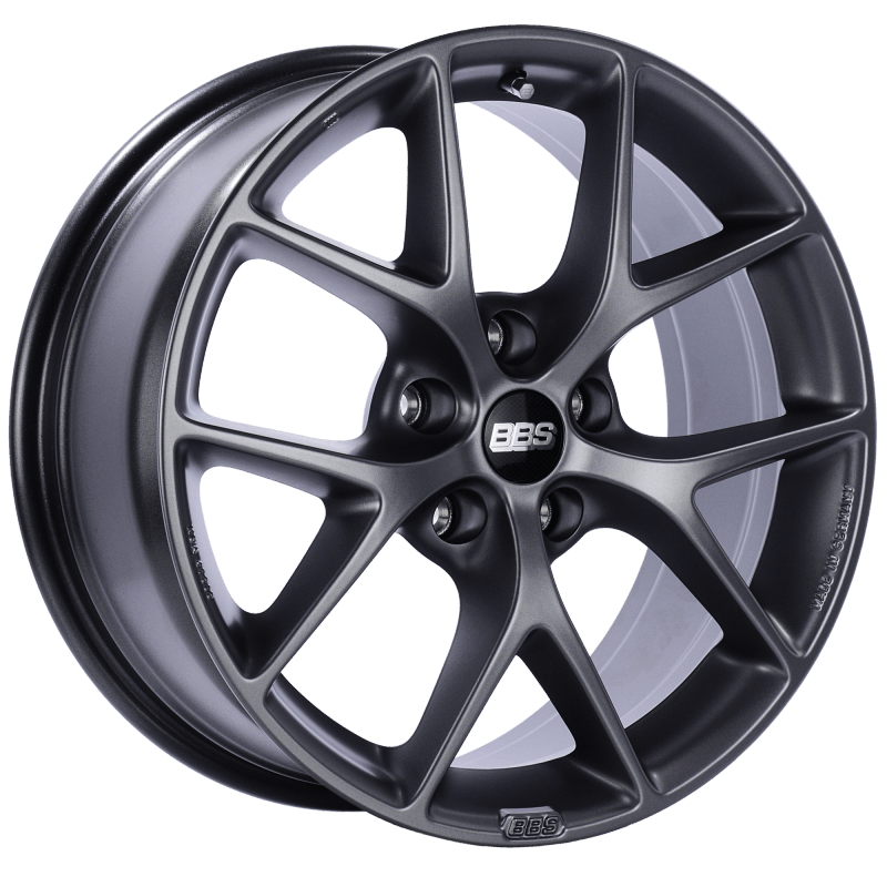 BBS SR 18x8 5x112 ET45 Satin Grey Wheel -82mm PFS/Clip Required - Saikospeed