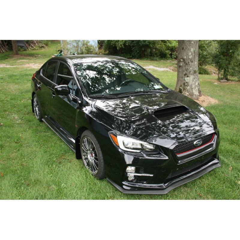 Rally Armor 15-21 Subaru WRX/STI (Sedan ONLY) Black UR Mud Flap w/ Grey Logo - Saikospeed