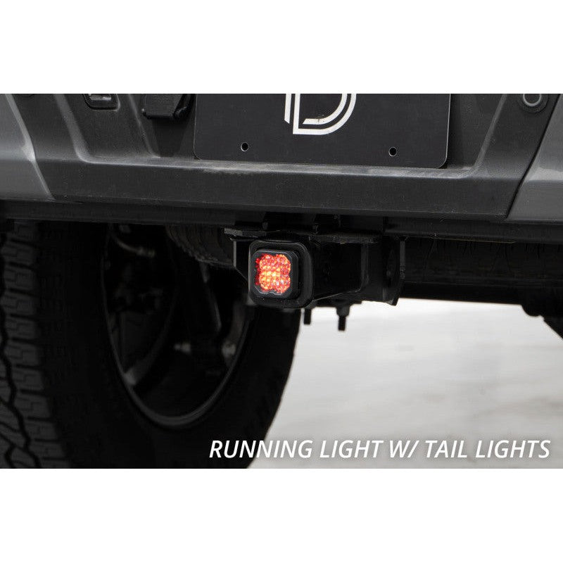 Diode Dynamics Hitch Mount LED Pod Reverse Kit for GMC Sierra 1500 2019-2023 C1R