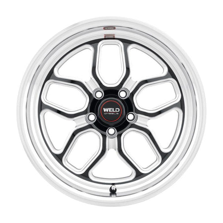 Weld Racing 17x10 Laguna Drag Wheel 5x127 ET38 BS7.00 Gloss BLK MIL DIA 71.5 - Saikospeed