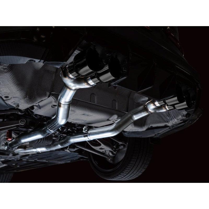 AWE Track Edition Catback Exhaust for BMW G8X M3/M4 - Diamond Black Tips - Saikospeed
