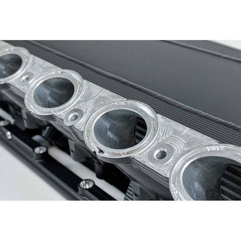 CSF Gen 2 B58 Race X Charge-Air-Cooler Manifold - Thermal Black Finish - Saikospeed