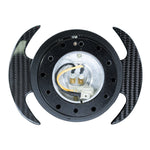 NRG Quick Release Kit Gen 3.0 - Black Body / Black Ring w/ Carbon Fiber Handles